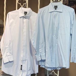 Men’s Jos A. Bank 17-34 Button Up Collared Shirts